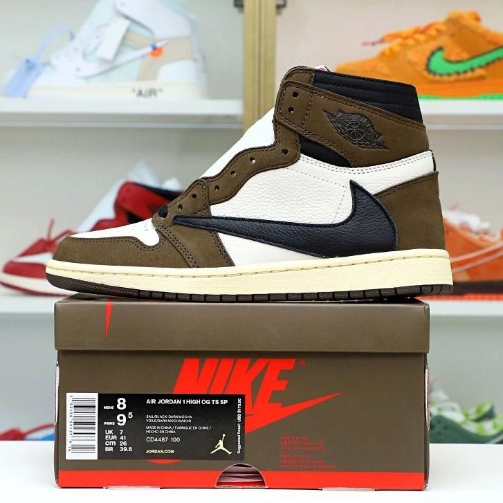 'MOCHA' JORDAN TRAVIS RETRO AIR 1 OG X SCOTT HIGH 0912